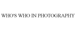 WHO'S WHO IN PHOTOGRAPHY trademark