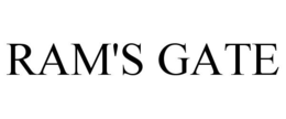 RAM'S GATE trademark