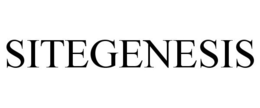 SITEGENESIS trademark