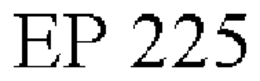 EP 225 trademark