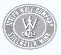 JOSEPH WOLF COMPANY STILLWATER, MINN. JWCO trademark