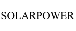SOLARPOWER trademark