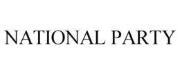 NATIONAL PARTY trademark