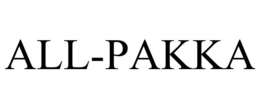 ALL-PAKKA trademark