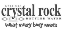 SINCE 1914 CRYSTAL ROCK BOTTLED WATER WHAT EVERY BODY NEEDS trademark