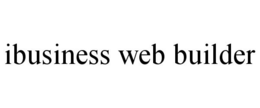 IBUSINESS WEB BUILDER trademark