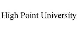 HIGH POINT UNIVERSITY trademark