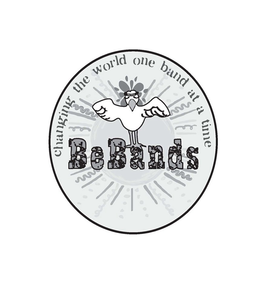 BEBANDS CHANGING THE WORLD ONE BAND AT A TIME trademark