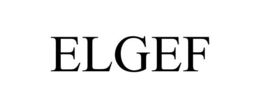 ELGEF trademark