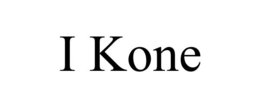 I KONE trademark