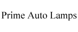 PRIME AUTO LAMPS trademark