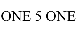 ONE 5 ONE trademark
