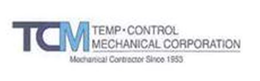 TCM TEMP-CONTROL MECHANICAL CORPORATION MECHANICAL CONTRACTOR SINCE 1953 trademark