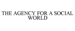 THE AGENCY FOR A SOCIAL WORLD trademark