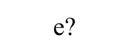 E? trademark