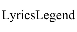 LYRICSLEGEND trademark