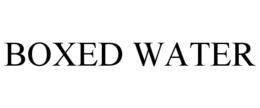 BOXED WATER trademark