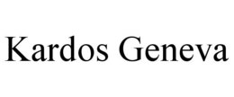 KARDOS GENEVA trademark