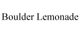 BOULDER LEMONADE trademark