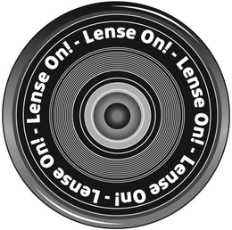 LENSE ON!- trademark