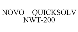 NOVO - QUICKSOLV NWT-200 trademark