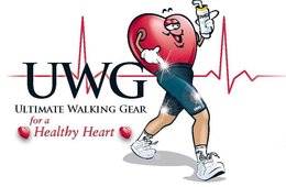UWG ULTIMATE WALKING GEAR FOR A HEALTHY HEART trademark