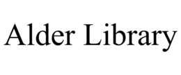 ALDER LIBRARY trademark