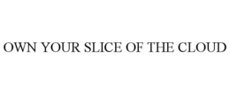 OWN YOUR SLICE OF THE CLOUD trademark