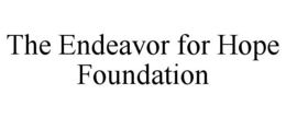 THE ENDEAVOR FOR HOPE FOUNDATION trademark