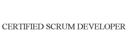 CERTIFIED SCRUM DEVELOPER trademark