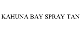 KAHUNA BAY SPRAY TAN trademark
