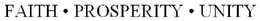 FAITH PROSPERITY UNITY trademark