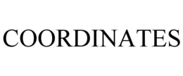COORDINATES trademark