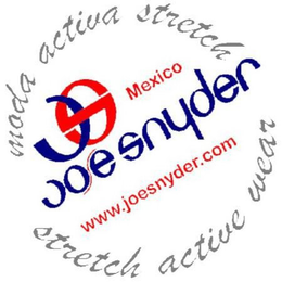 MODA ACTIVA STRETCH JS MEXICO JOE SNYDER WWW.JOESNYDER.COM STRETCH ACTIVE WEAR trademark