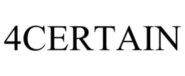 4CERTAIN trademark