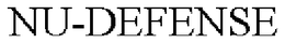 NU-DEFENSE trademark