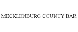 MECKLENBURG COUNTY BAR trademark
