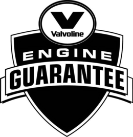 V VALVOLINE ENGINE GUARANTEE trademark