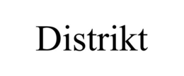 DISTRIKT trademark