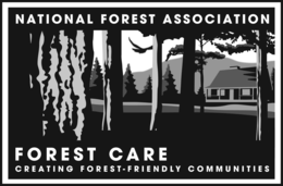 FOREST CARE CREATING FOREST-FRIENDLY COMMUNITIES NATIONAL FOREST ASSOCIATION trademark