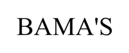 BAMA'S trademark