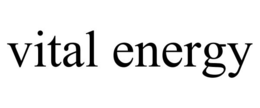 VITAL ENERGY trademark
