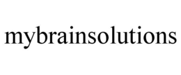 MYBRAINSOLUTIONS trademark