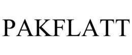 PAKFLATT trademark