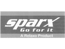SPARX GO FOR IT A RELAXO PRODUCT trademark