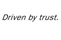 DRIVEN BY TRUST. trademark