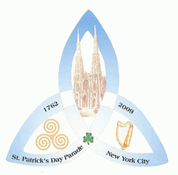 ST. PATRICK'S DAY PARADE NEW YORK CITY 1762 2009 trademark