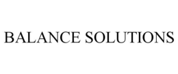 BALANCE SOLUTIONS trademark