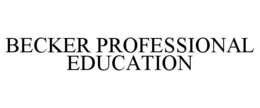 BECKER PROFESSIONAL EDUCATION trademark