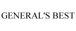 GENERAL'S BEST trademark